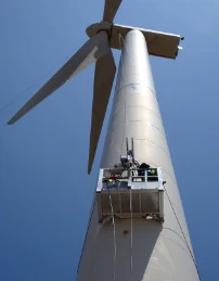 Wind turbine access equipment