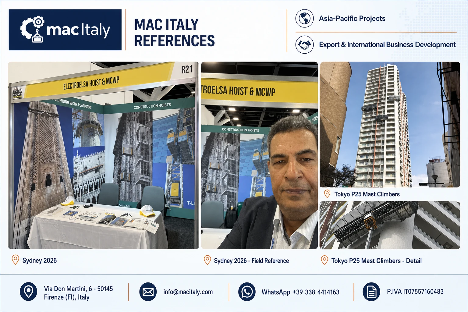 MAC ITALY References - Asia-Pacific Projects
