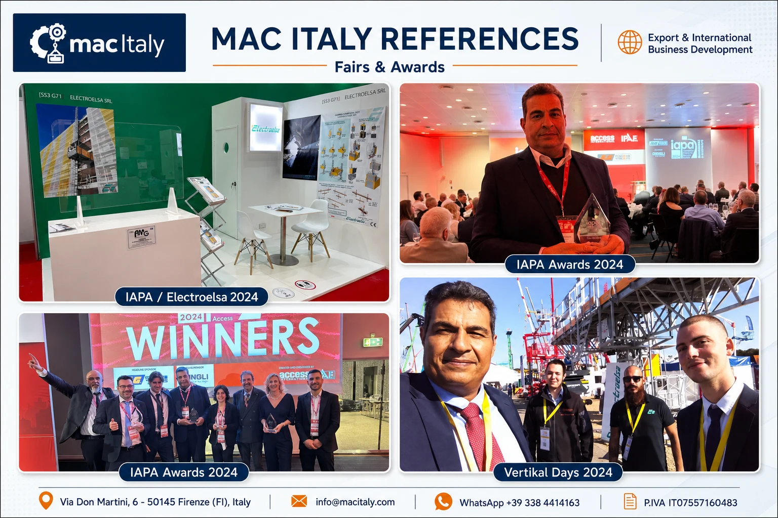 MAC ITALY References - Fairs & Awards